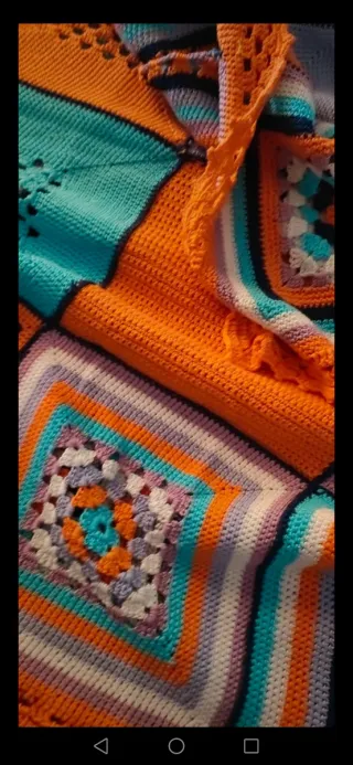 Coperta culla uncinetto cotone