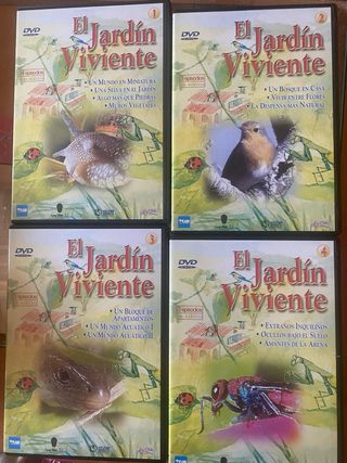 Pack 4 DVD El Jardín Viviente Documental