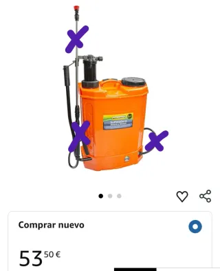 WOLFPACK LINEA PROFESIONAL Sulfatadora Electrica