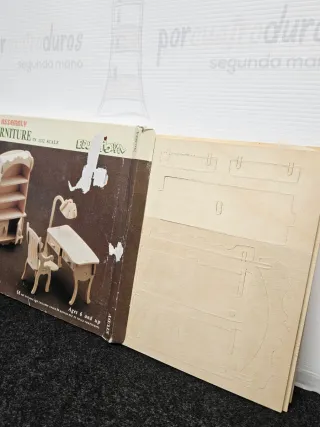 Muebles Casa Muñecas marquetería - Escala 1/12