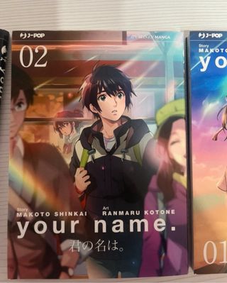 Set completo Your Name – 3 Manga + DVD + Romanzo