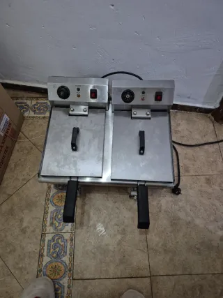 Freidora doble hostelería