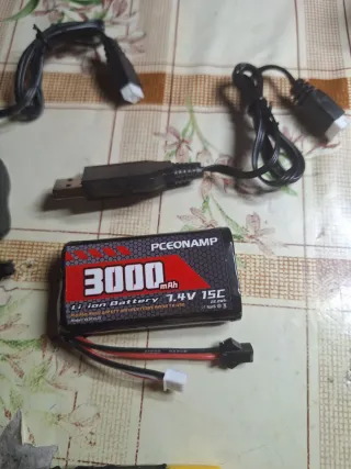 2 Baterías RC Li-ion 7.4V 15C 3000mAh