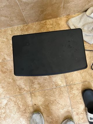 Estufa eléctrica negra