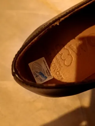 Zapatos Wonders de piel negros