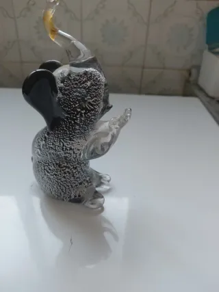 Elefante Murano Cristal Hecho a Mano