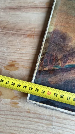 Lámina antigua retrato infantil