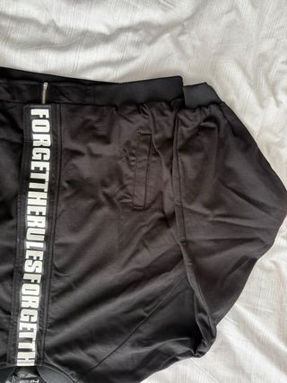 Chaqueta bomber oversize negra