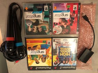 Singstar PS3 y PS2 + Micrófonos