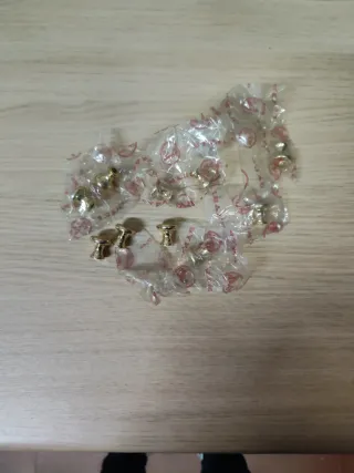 10 Pomos pequeño dorado para cajón