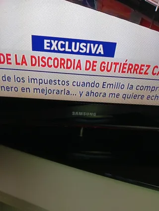 Televisión Samsung Negra