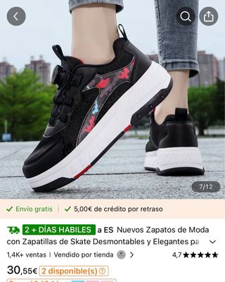 Zapatillas con ruedas y kit