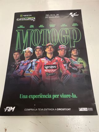 Póster MotoGP Catalunya 2024