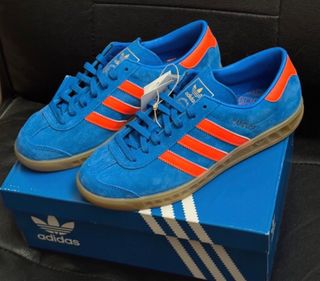 Zapatillas Adidas Hamburg Azul Naranja