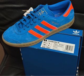 Zapatillas Adidas Hamburg Azul Naranja