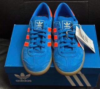Zapatillas Adidas Hamburg Azul Naranja