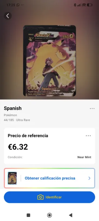 Cada carta tiene su precio en la foto Carta Pokémo