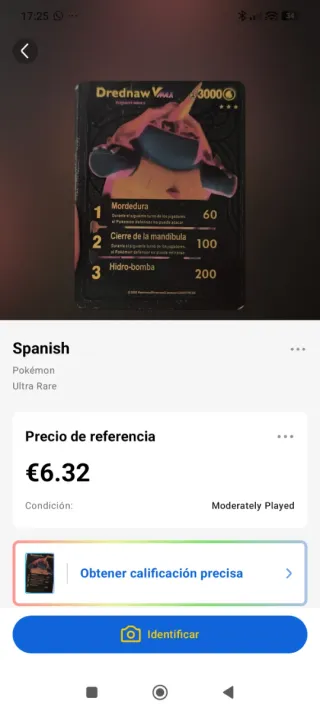 Cada carta tiene su precio en la foto Carta Pokémo