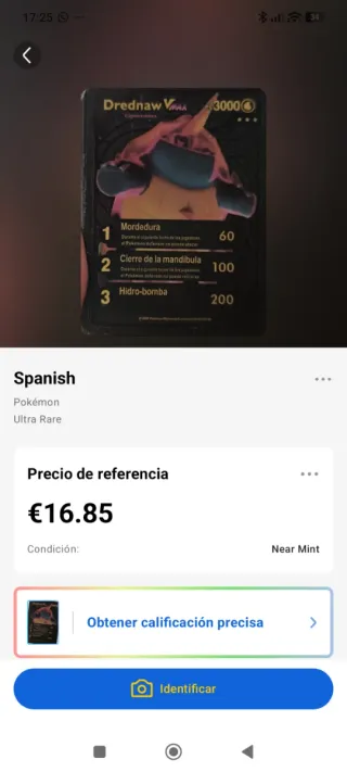 Cada carta tiene su precio en la foto Carta Pokémo