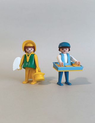 Playmobil Pareja Dama y Vendedor Clásicos