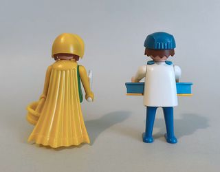 Playmobil Pareja Dama y Vendedor Clásicos
