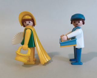 Playmobil Pareja Dama y Vendedor Clásicos