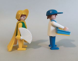 Playmobil Pareja Dama y Vendedor Clásicos