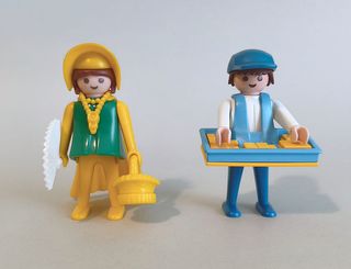 Playmobil Pareja Dama y Vendedor Clásicos