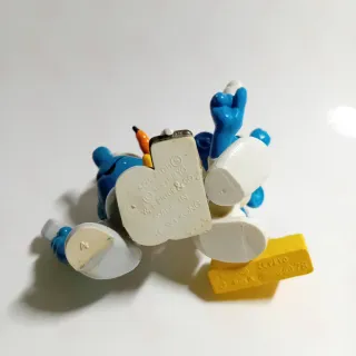 Lote Figuras PVC Schleich Pitufos Vintage