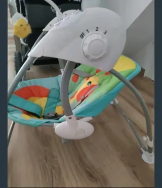 Hamaca para bebé con peluche