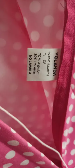 Traje Flamenca Niña 8 Años Lunares