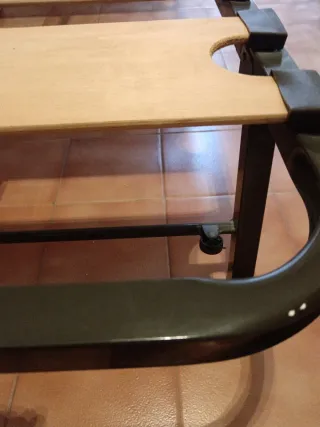 Somier metálico con láminas de madera