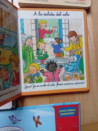 Lote cuentos cartón duro para bebés