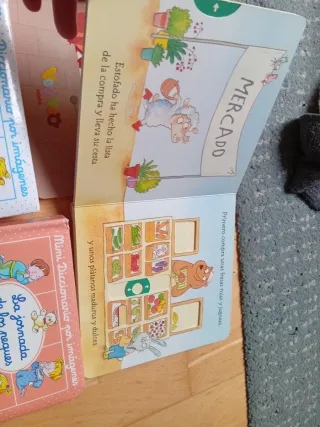 Lote cuentos cartón duro para bebés