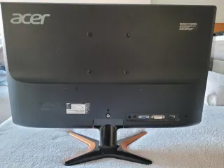 Monitor Acer Negro y Naranja