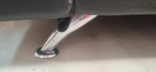 Sillón Cama Negro Piel Sintética