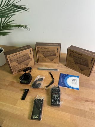 3x Baofeng UV82 Walkie-Talkie 10W Impermeabile