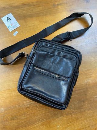 Borsa a tracollo uomo Jeep in pelle