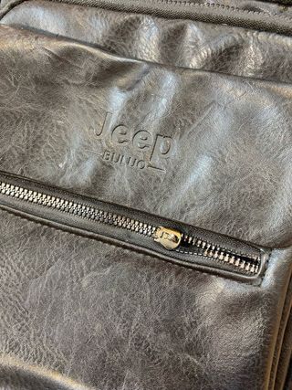 Borsa a tracollo uomo Jeep in pelle