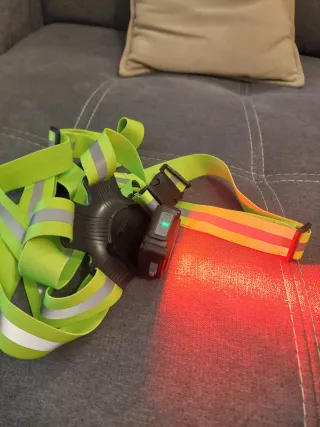 Colete Reflector com Luz para Corrida