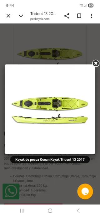 Kayak Ocean Kayak Trident 13