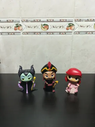 Figuras Disney Maléfica Jafar Ariel