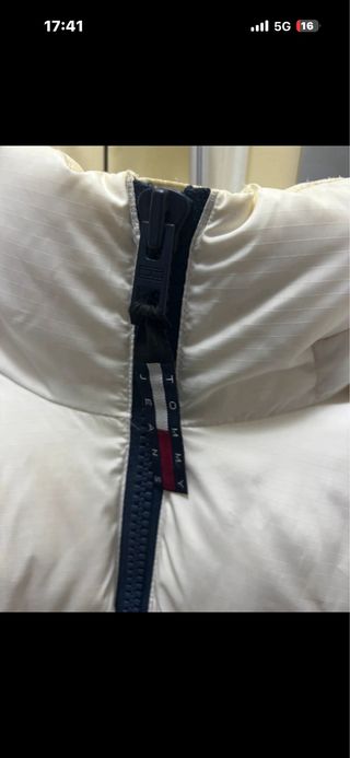 Piumino Tommy Hilfiger Bianco Uomo