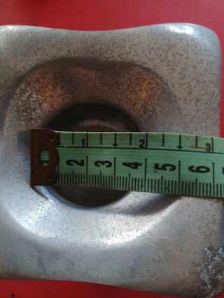 Par de portavelas de alpaca