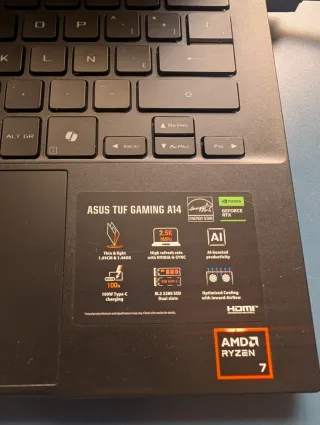 Asus A14 2025 Negro