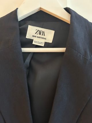 Americana de lino para hombre de Zara Man – 56