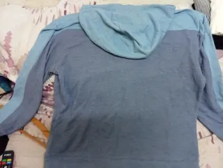 Sudadera Adidas Hombre Talla XL Azul/Gris