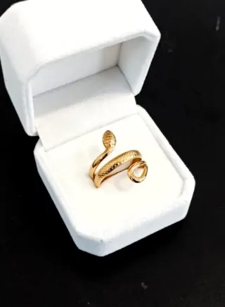 Anello Serpente Placcato in Oro 18 kt. ( Nuovo )