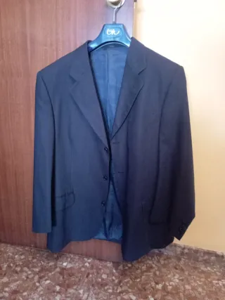 Chaqueta de vestir caballero negra