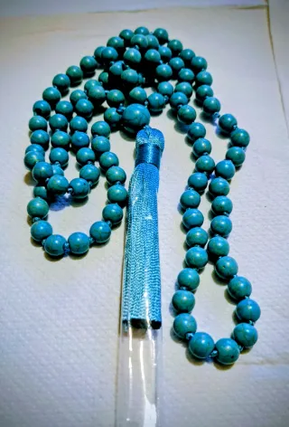 Mala Howlite Pietra Blu/Turchese